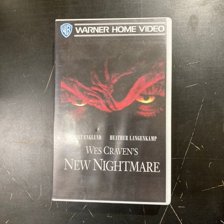 Wes Craven's New Nightmare VHS (VG+/M-) -kauhu-